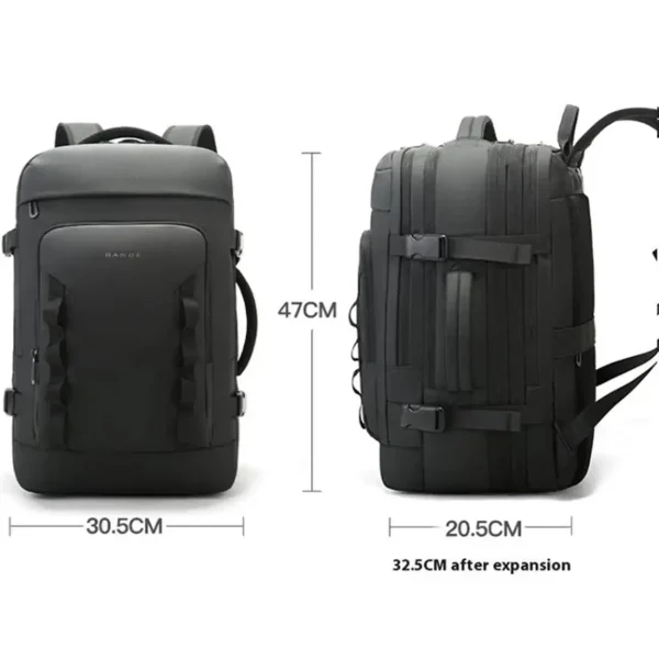 کوله پشتی مسافرتی لپ تاپ 15.6 اینچ بنج BG-3055 با ظرفیت 40 لیتر 3 bg-3055