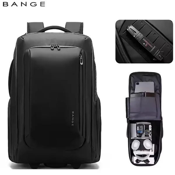 کوله پشتی مسافرتی چرخ دار 50 لیتری بنج BANGE BG-8079 1 bg-8079