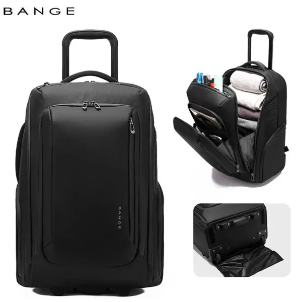 کوله پشتی مسافرتی چرخ دار 50 لیتری بنج BANGE BG-8079 2 کوله پشتی بنج BG-8079