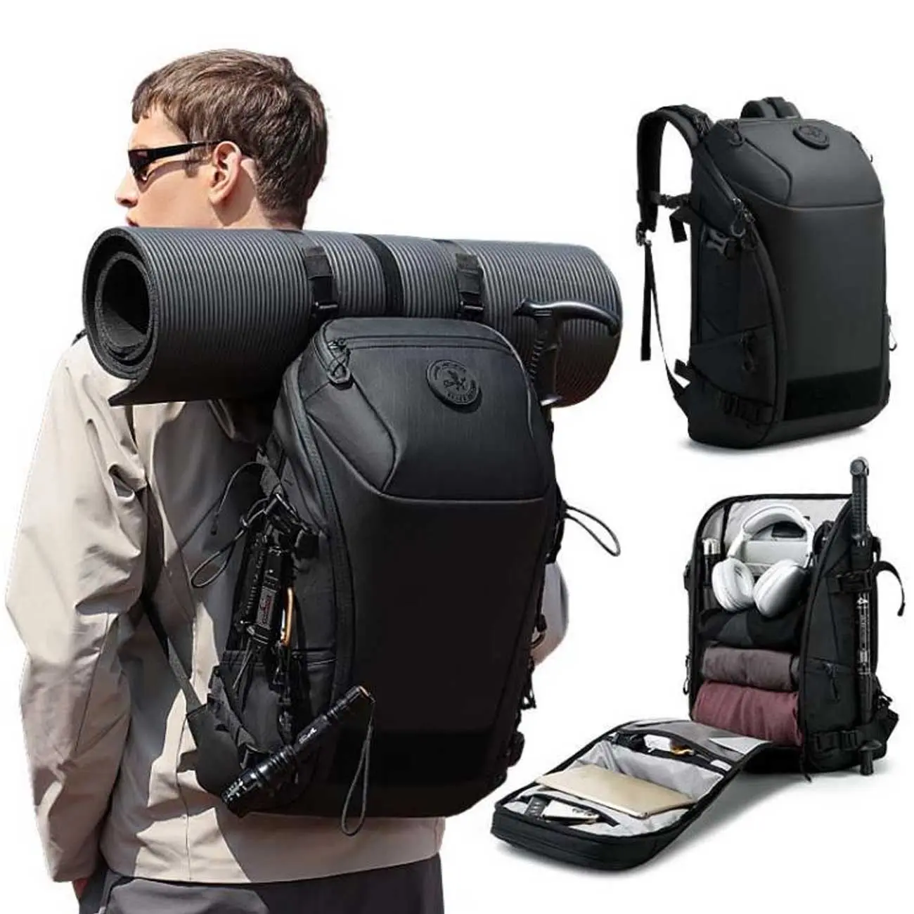 226 کوله پشتی مسافرتی، کوهنوردی و لپتاپ 15.6 اینچ با ظرفیت 22 لیتر ضدآب بنج BANGE FW226 - تصویر 1