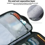 کوله پشتی مسافرتی لپ تاپ 15.6 اینچ بنج BG-3055 با ظرفیت 40 لیتر - تصویر 4